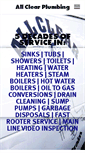 Mobile Screenshot of allclearplumbing.com